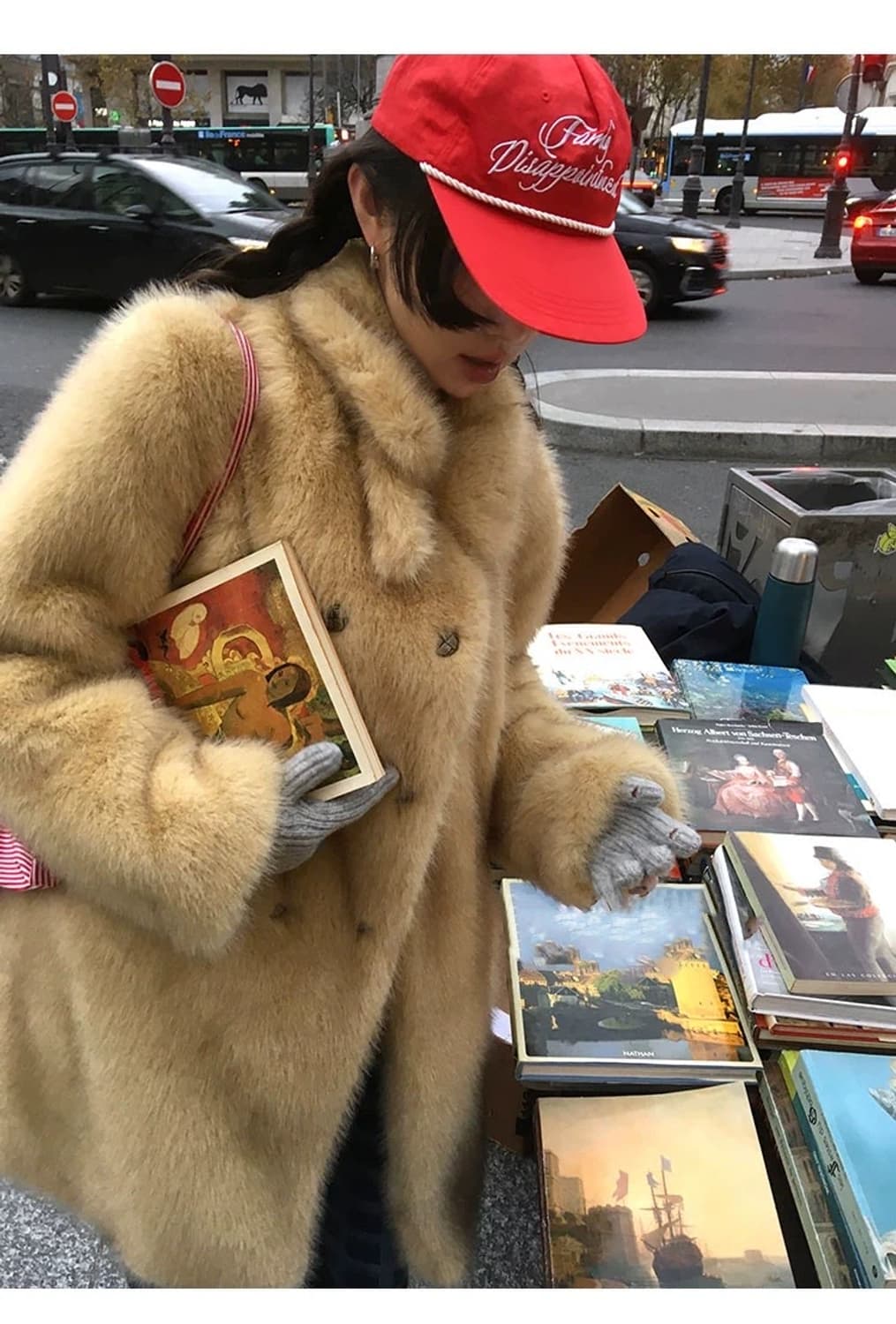 (새상품)mona 해외수입 에코 퍼 자켓 상품이미지1