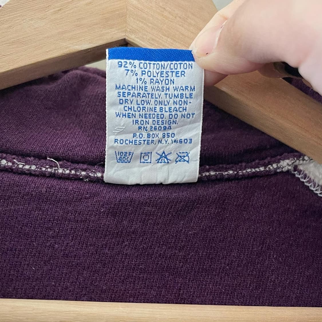 챔피온 그레이 반집업 맨투맨 상품이미지6