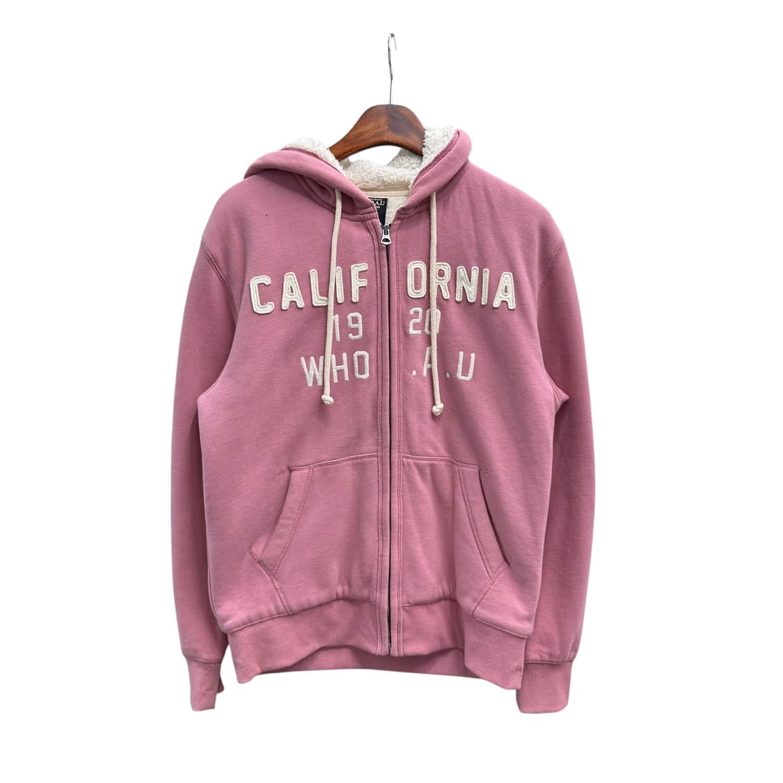 [M] 후아유 캘리포니아 핑크 후드집업 상품이미지3