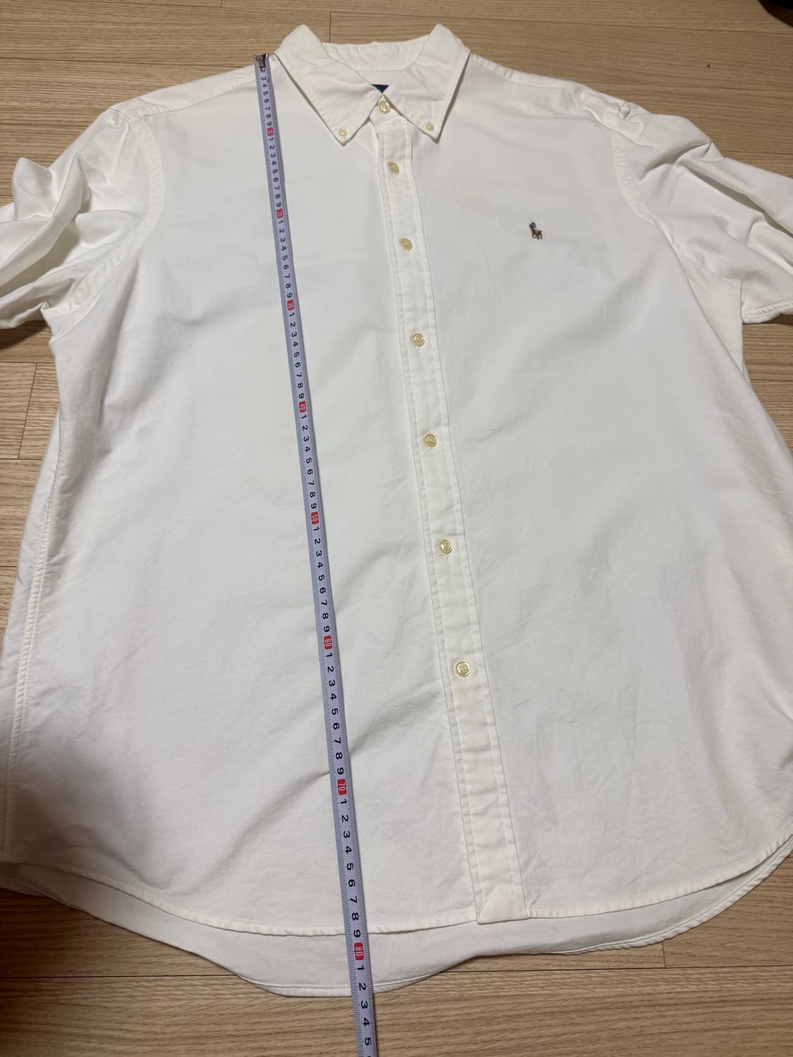 XL) 50,000원 폴로 랄프로렌 클래식핏 옥스포드 셔츠 정품 화이트 상품이미지3