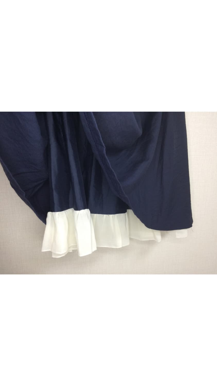 빈티지 네이비 레이어드 스커트 상품이미지3