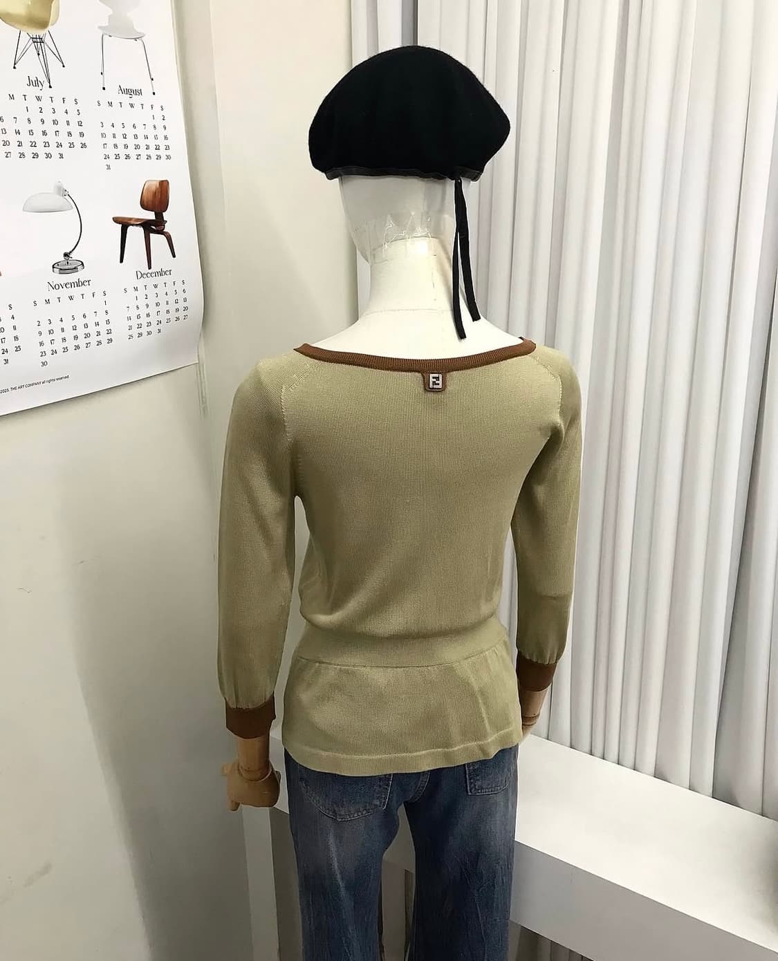 펜디 주카 백로고 은장 가디건 상품이미지9