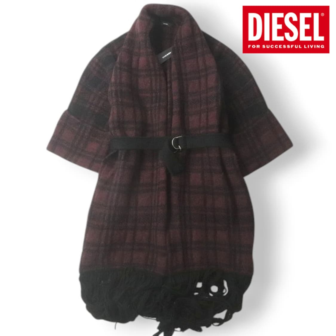 [Diesel] 디젤 머플러 니트 코트 상품이미지1