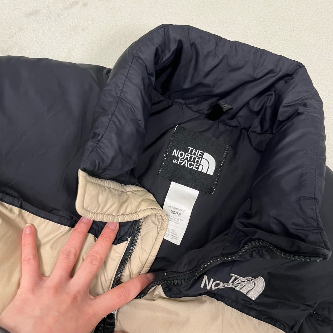 The North Face Beige 700 Nuptse Vest 상품이미지6