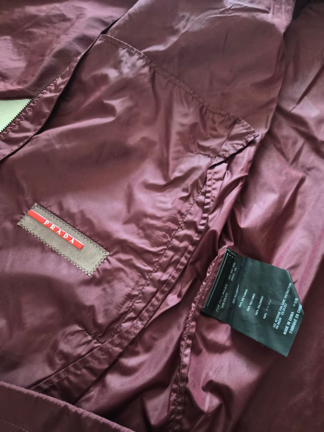 프라다 07FW 리네아 로사 윈드브레이커 바람막이 상품이미지5