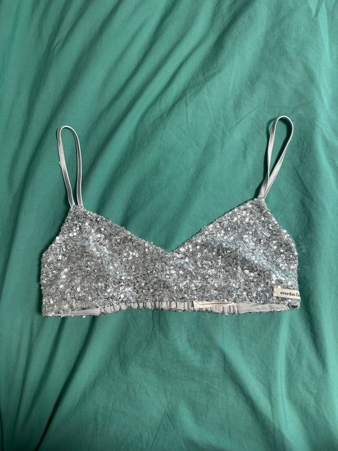 오버듀플레어 스팽글 뷔스티에 탑 (새상품) 상품이미지3