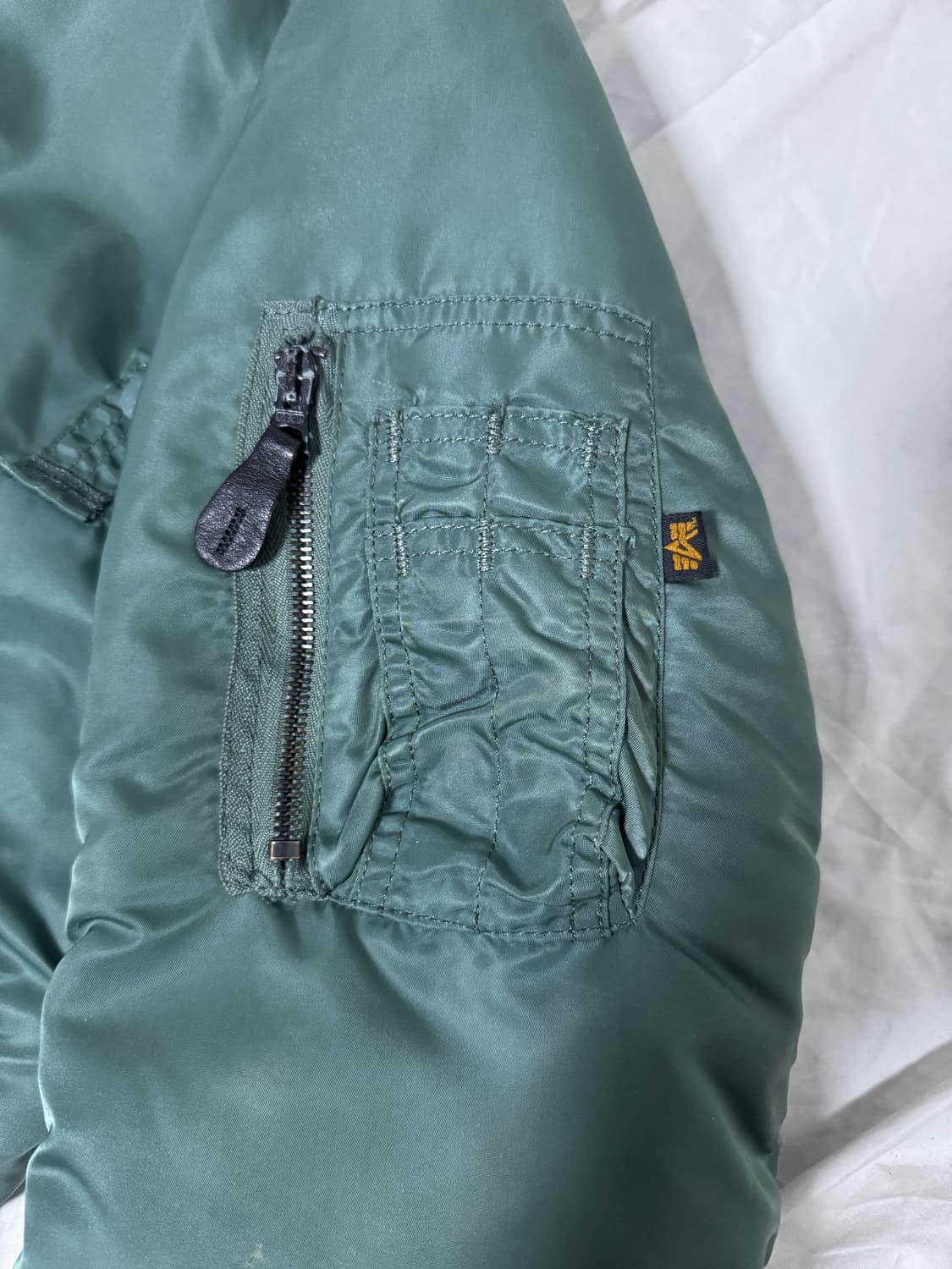 Usa 알파인더스트리 ideal 지퍼 마원 자켓 50s 복각 상품이미지5