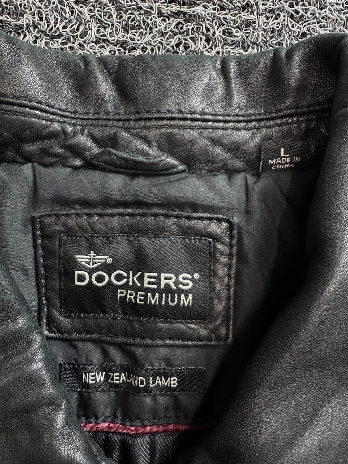 90s Docker 뉴질랜드 비건레더 싱글 레더 자켓 3801 상품이미지3