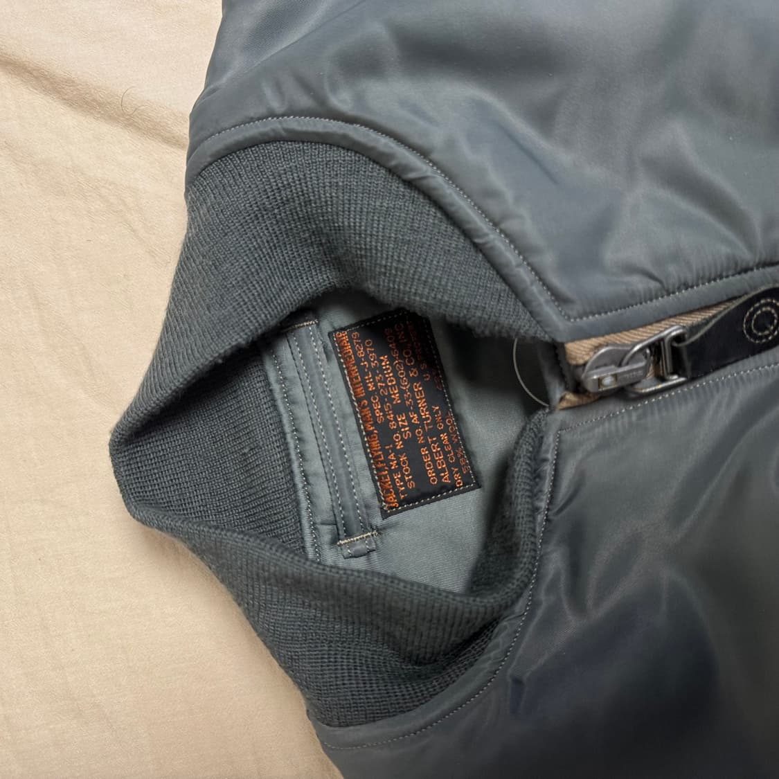 [M]버즈릭슨 알버트터너 ma-1 세이지그린 상품이미지6