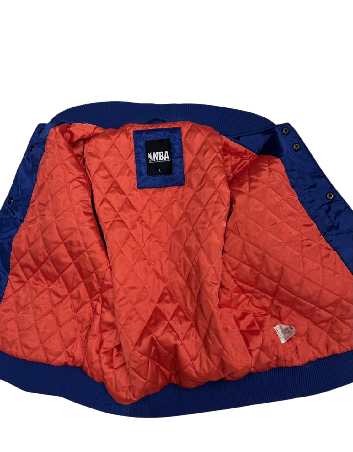 NBA 뉴욕닉스 누빔 바시티자켓 블루 (L) 상품이미지8