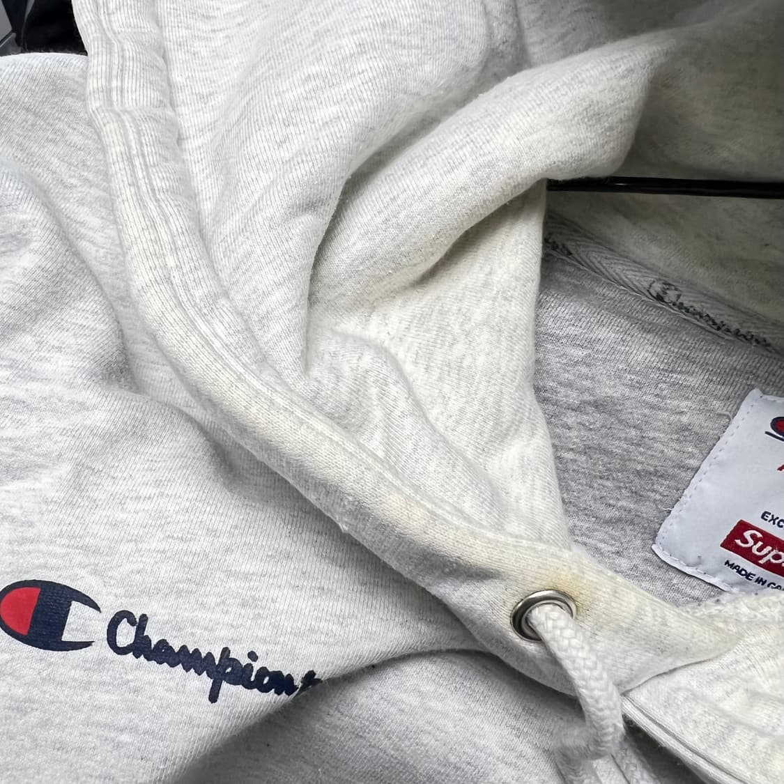 슈프림 챔피온 후드 오트밀 L 상품이미지6