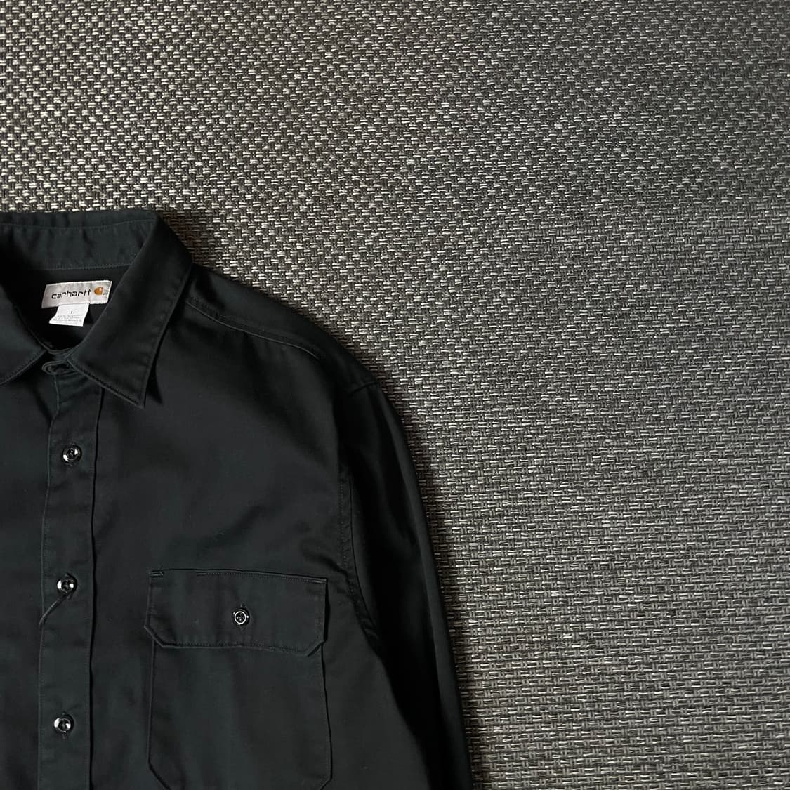칼하트 블랙 투포켓 긴팔 셔츠 L 상품이미지3