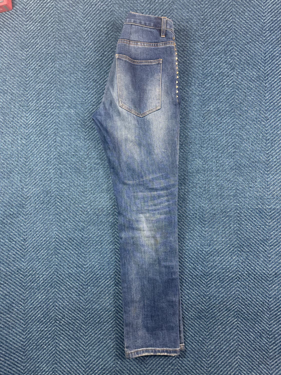 VALENTINO 락스터드 워싱 데님 팬츠 (Size 32) 상품이미지7