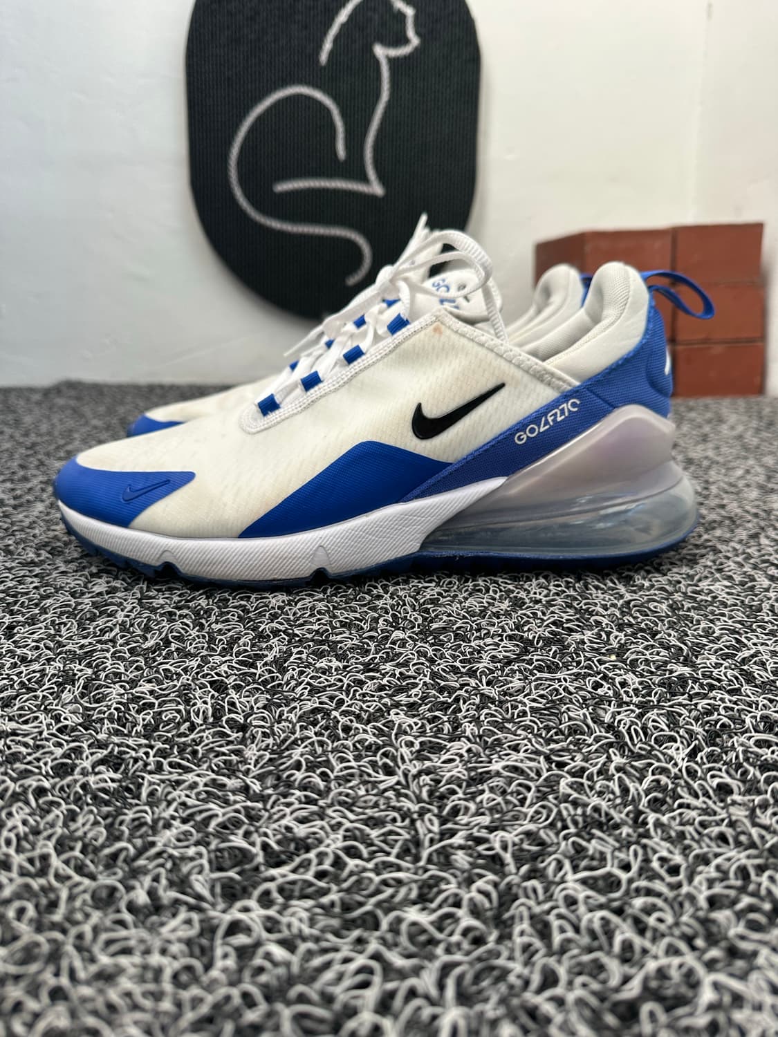 나이키 에어맥스 270 골프화 화이트/블루 270mm 상품이미지1