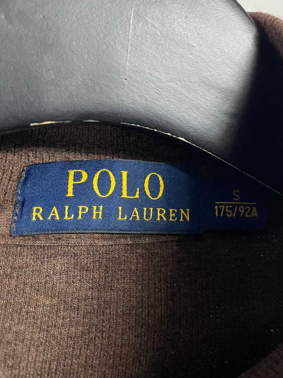 폴로 랄프로렌 브라운 반집업 맨투맨 (on.09)   상품이미지4