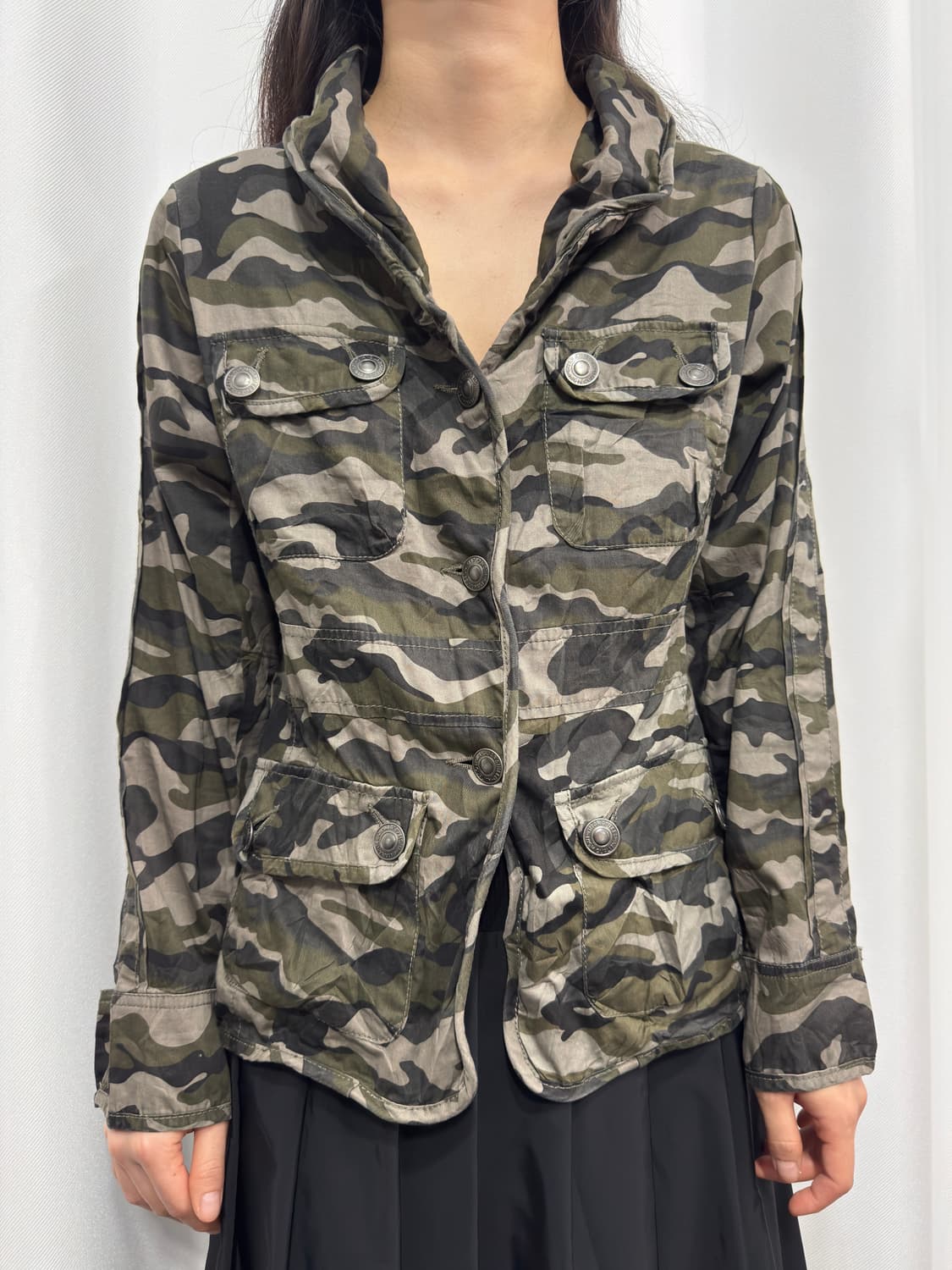 camo button jacket 상품이미지1