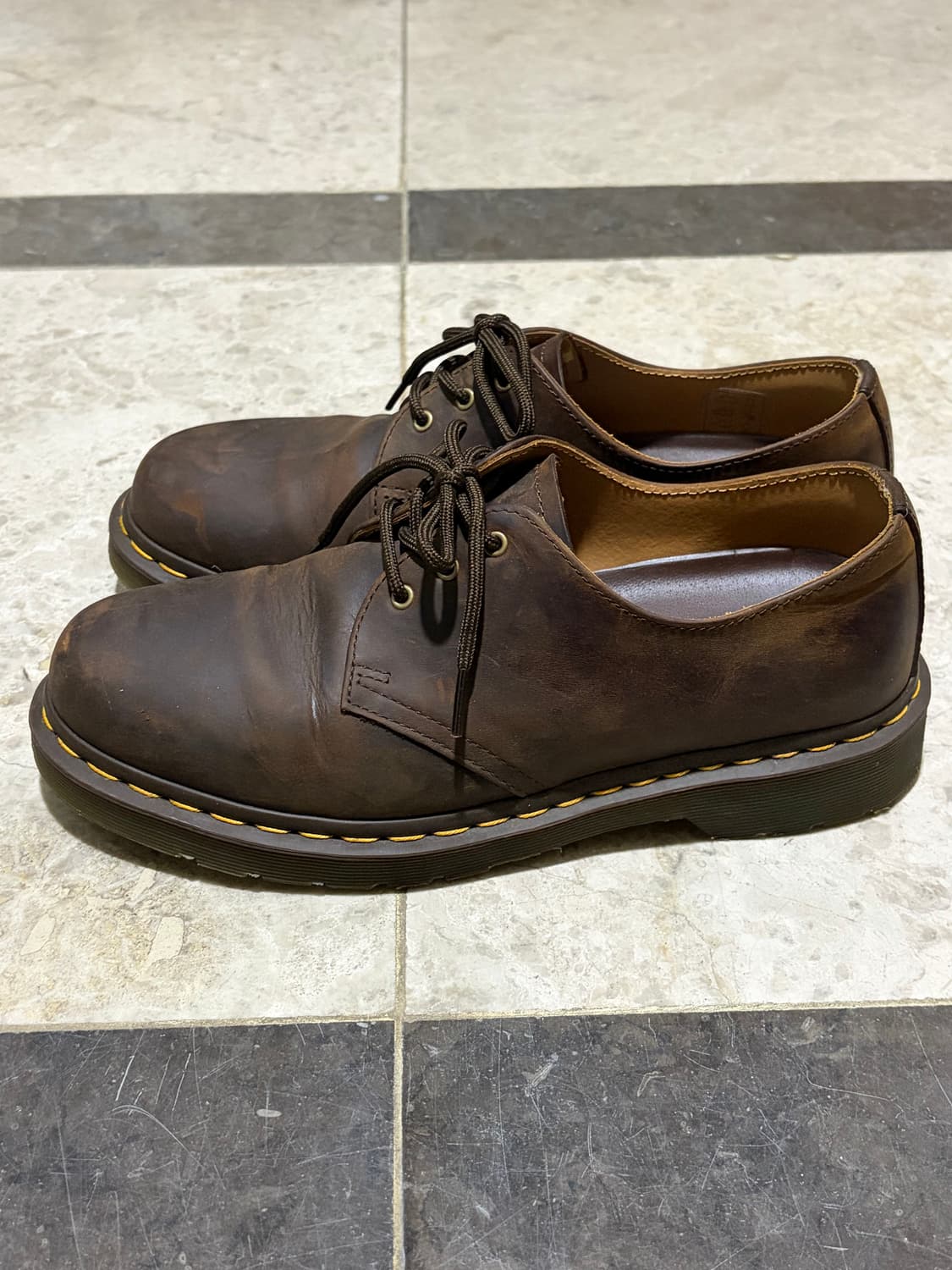 (270)닥터마틴 1461 Crazy Horse Dark Brown 상품이미지2
