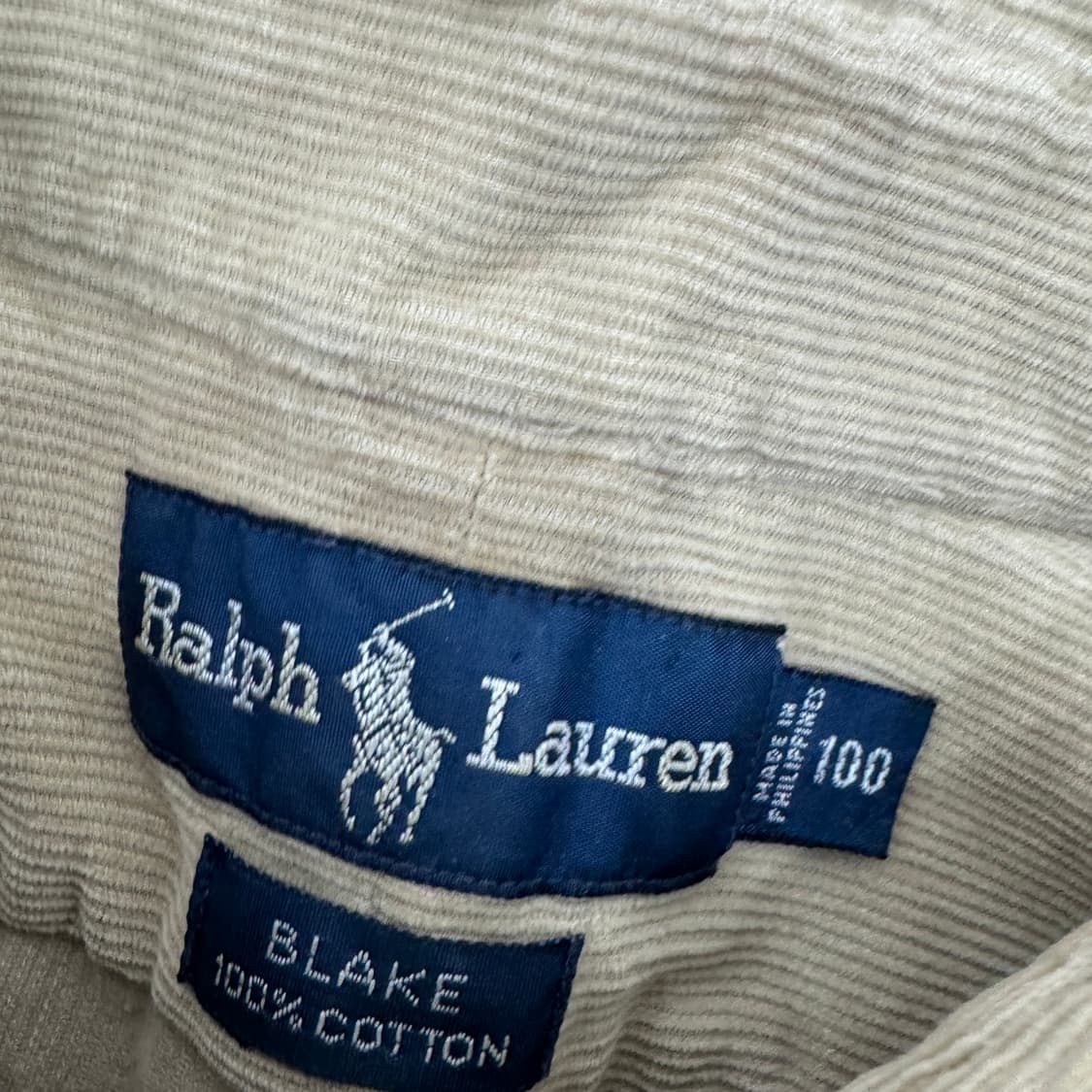 100 폴로 랄프로렌 베이비 코듀로이 남방 셔츠  상품이미지4