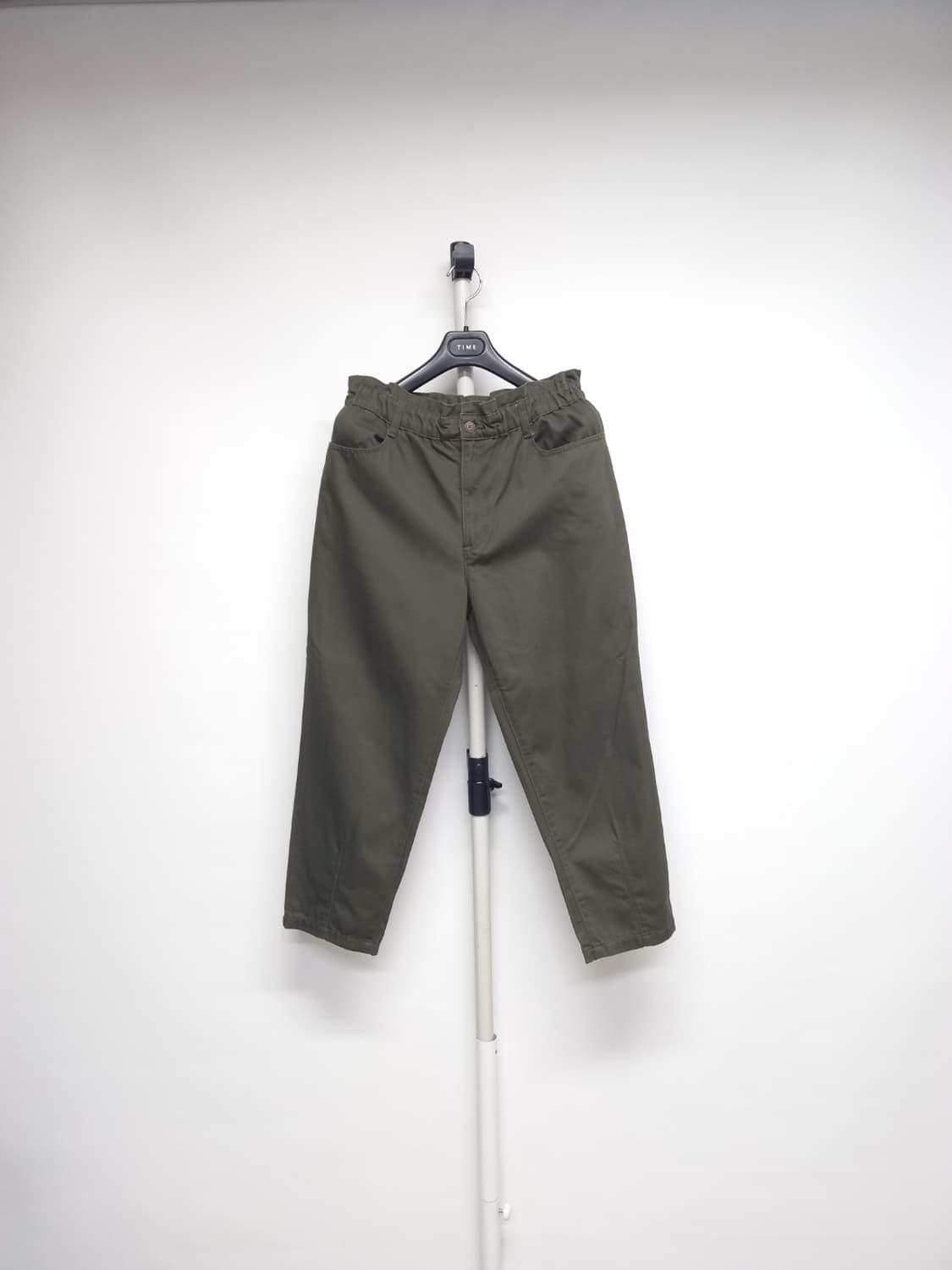 새 갤러리아 춘추 카키 스웻팬츠 빅싸이즈 88 상품이미지1