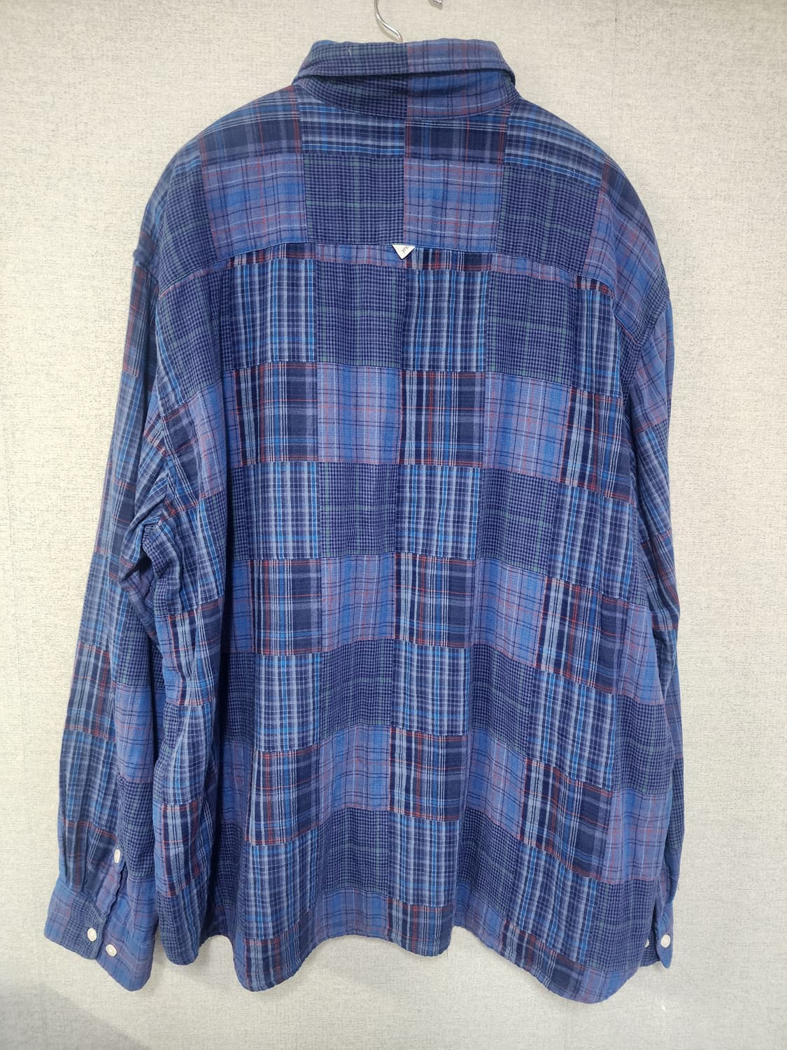 [3,L] 이얼즈어고 더블페이스 패치워크 포이카 셔츠 상품이미지3