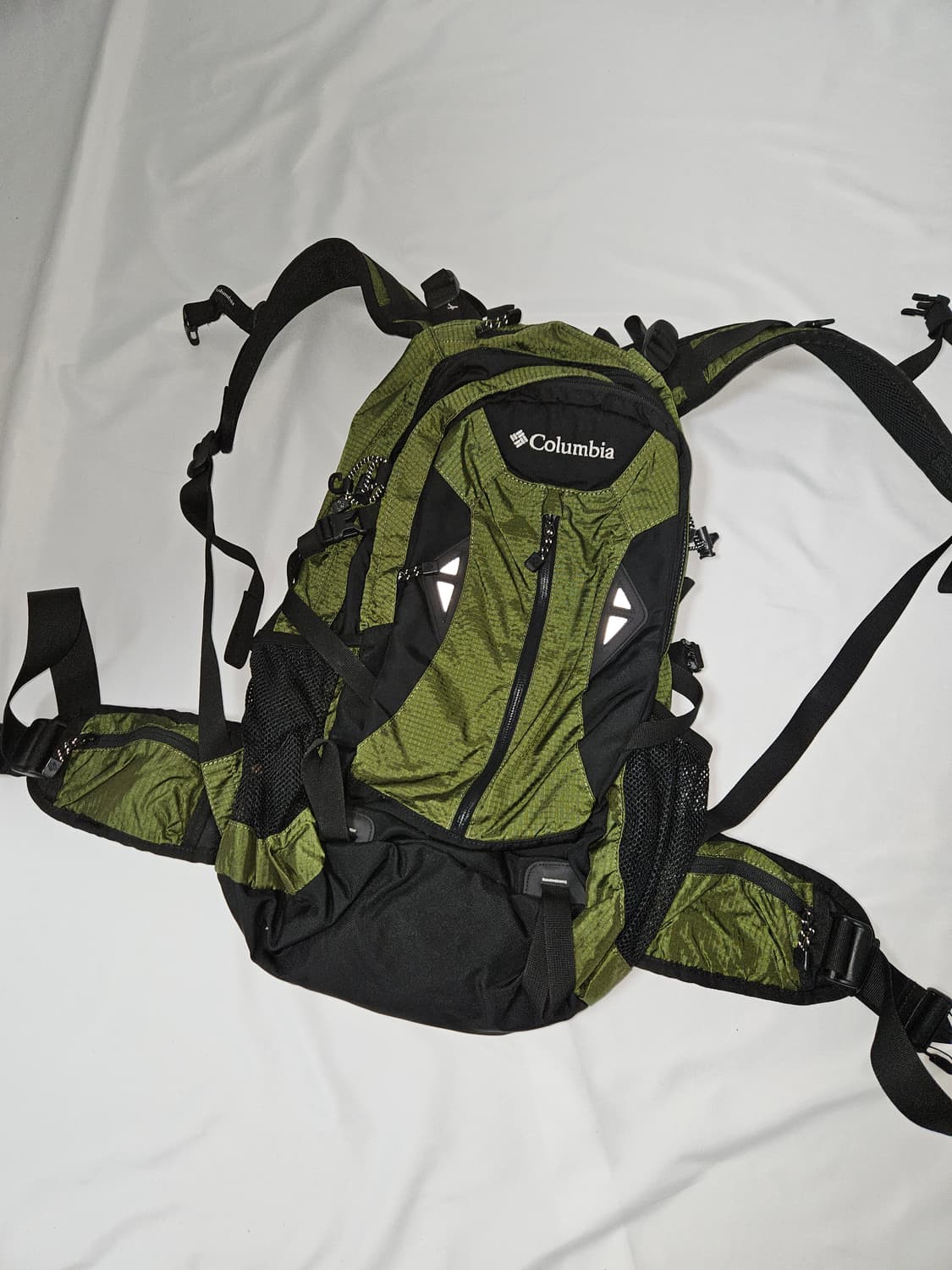 컬럼비아 콜롬비아 올리브그린 트레일 백팩 가방 고프코어 33L 레인커버 상품이미지1