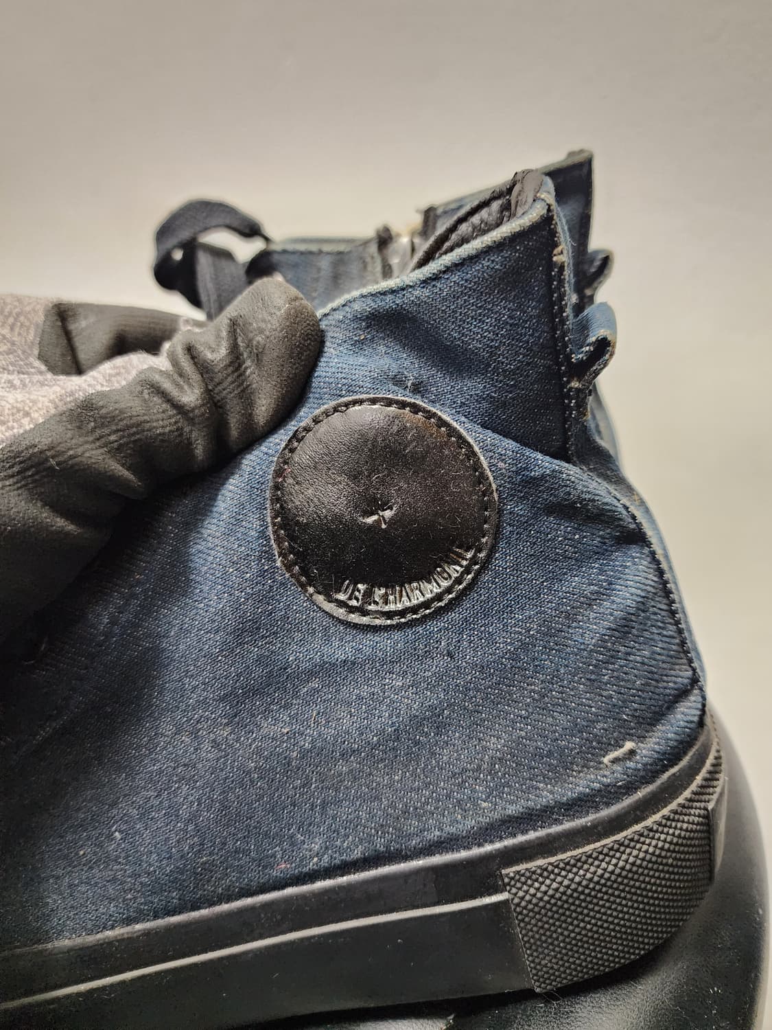 W컨셉 X 드하모니 라이트 데님 하이탑 상품이미지5