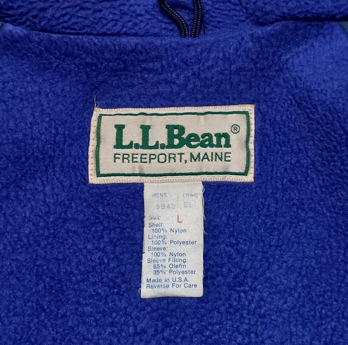 엘엘빈 쉘드 웜업 헤비웨이트 봄버 자켓 80s L 105~110 상품이미지9