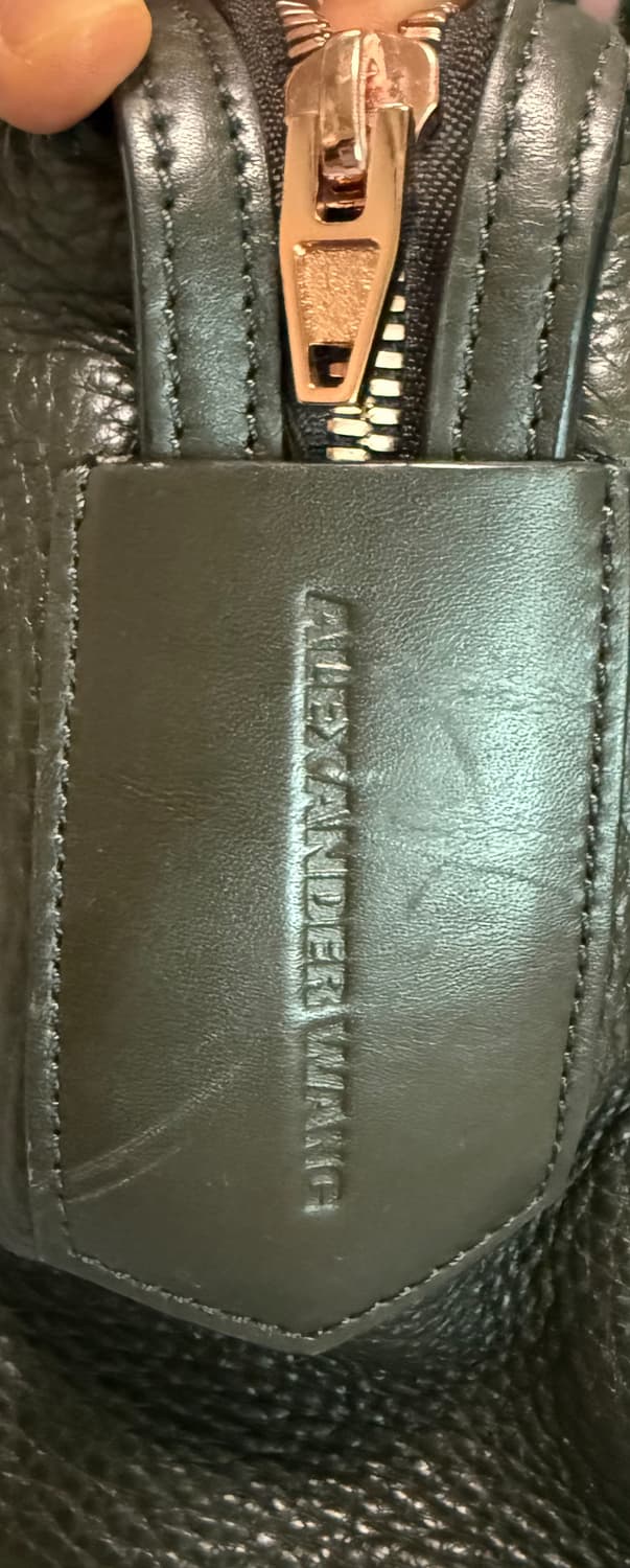 알렉산더 왕 로즈 골드 블렉 레더 에밀리 상품이미지10