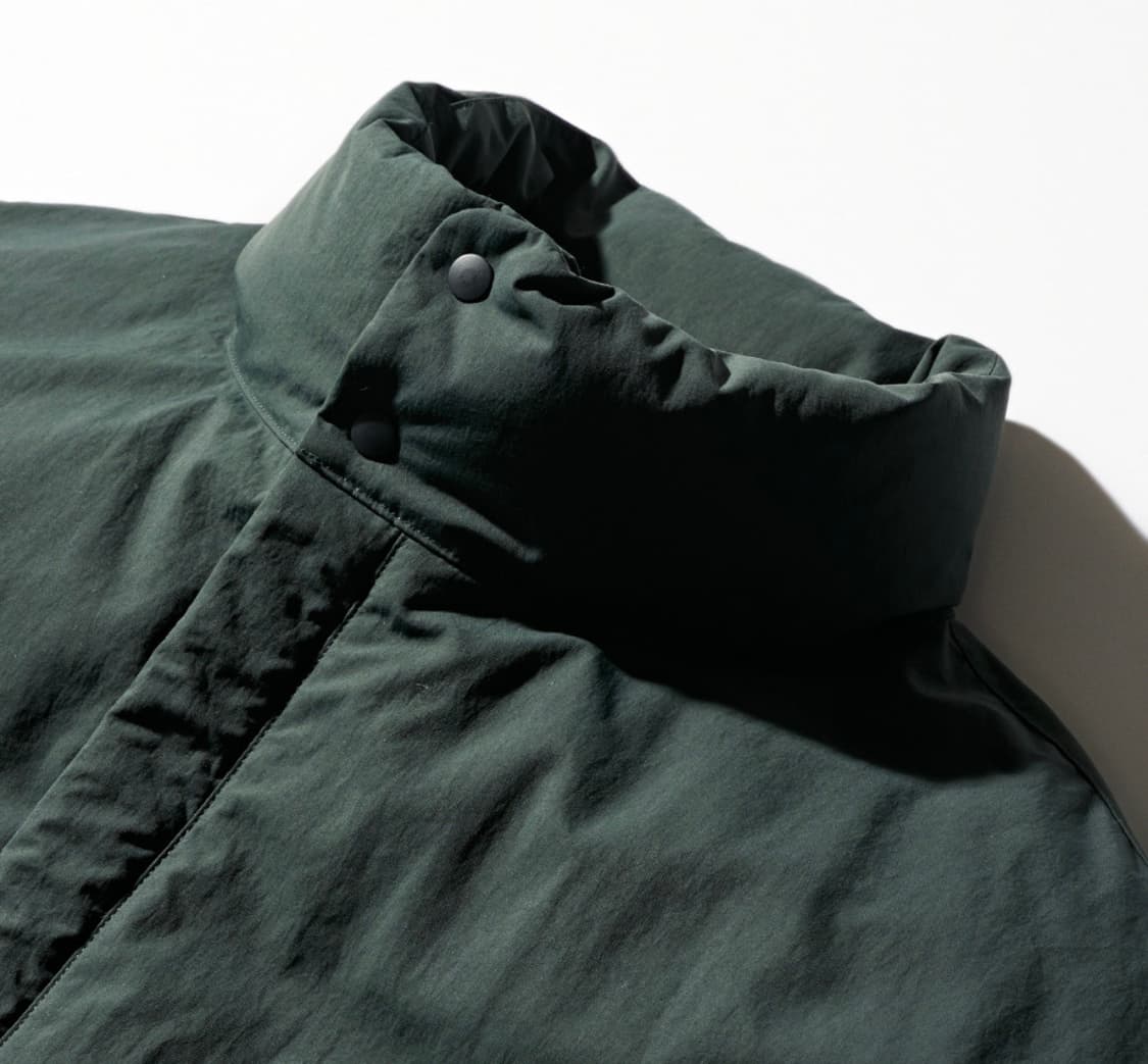 듀테로 올리브 그린 구스 다운 (100) 숏패딩 상품이미지3