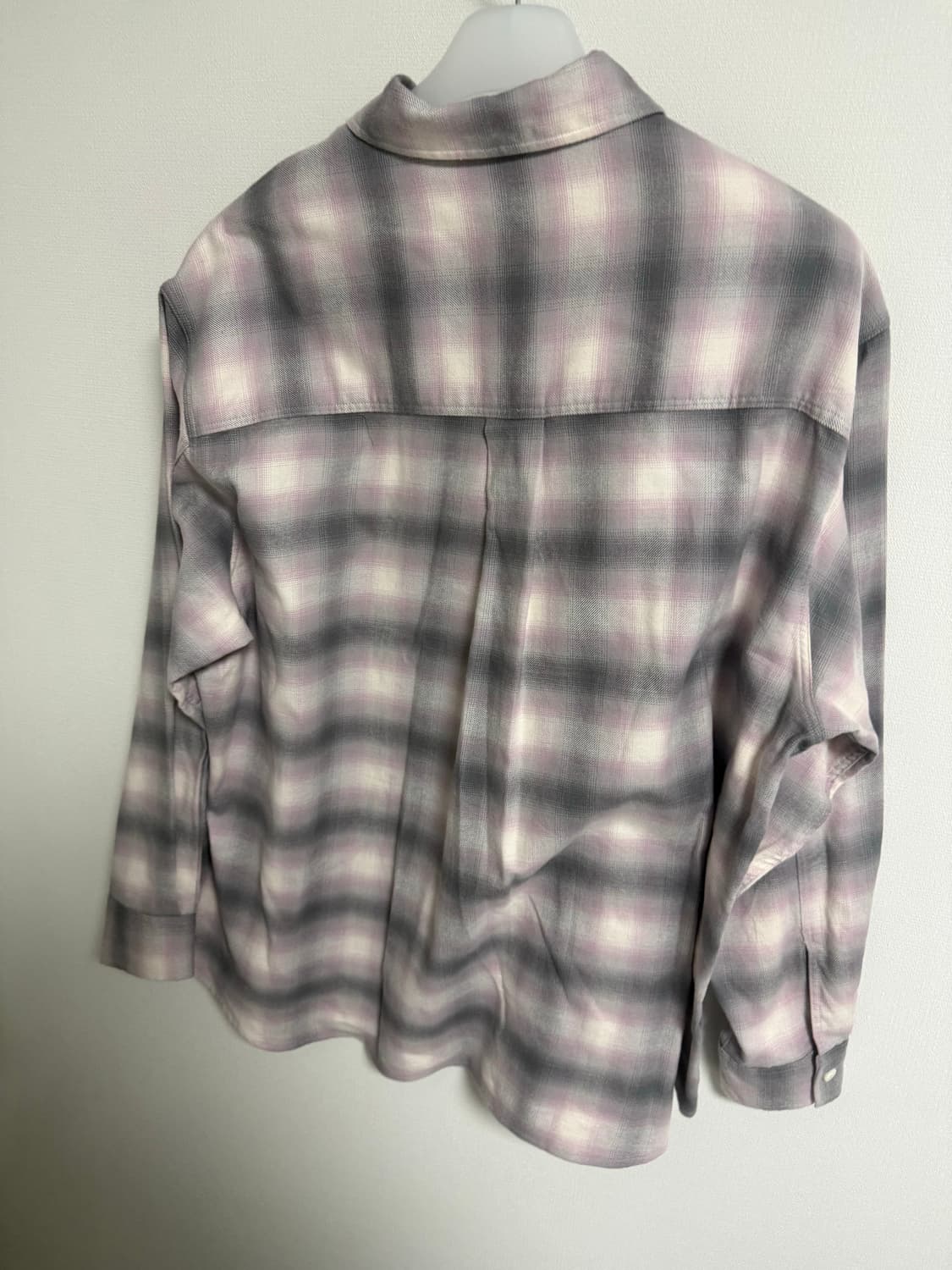 쿠어 옴브레 체크 셔츠 상품이미지3