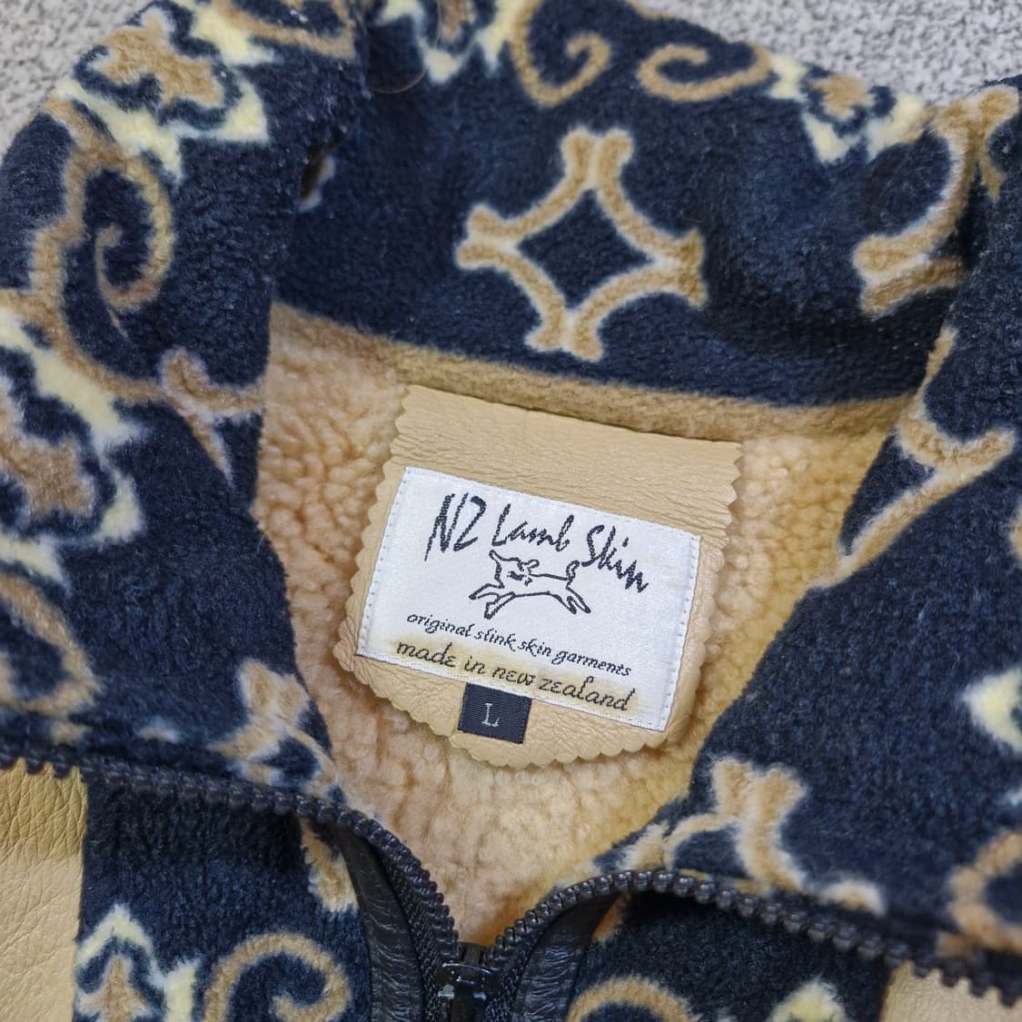 빈티지 램스킨 노르딕 플리스 집업 상품이미지3