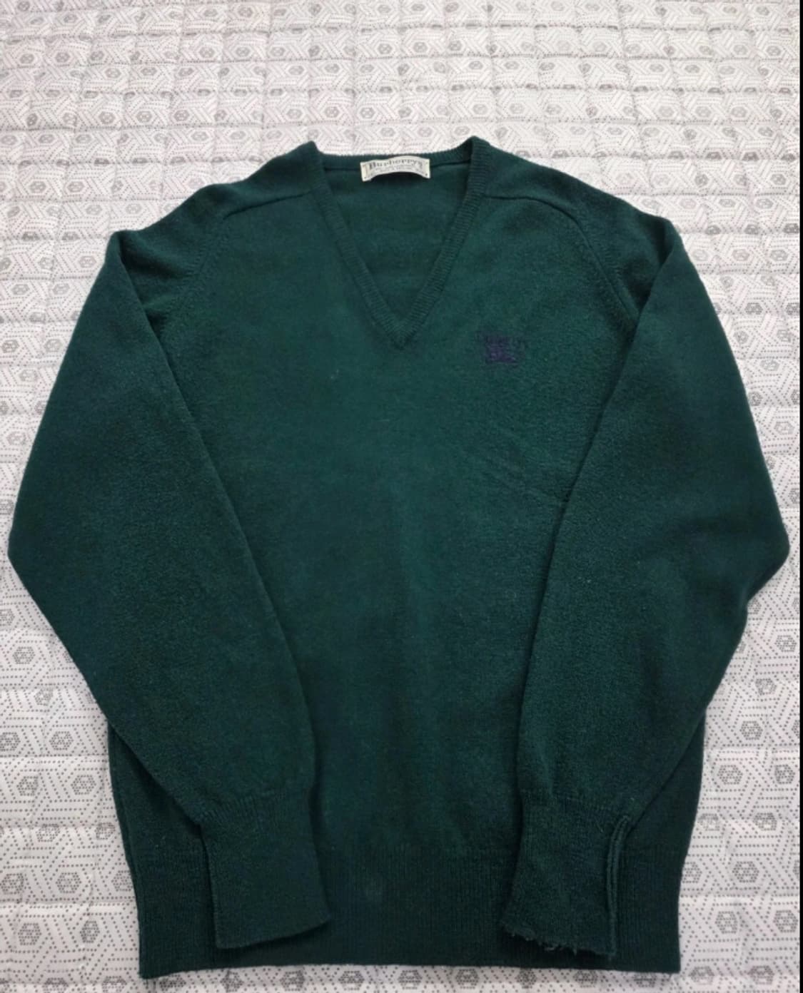 버버리 램스울 V넥 니트 95 상품이미지1