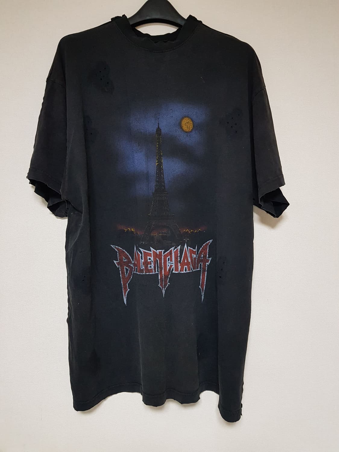 발렌시아가 파리문 더블프론트 반팔 티셔츠 상품이미지2