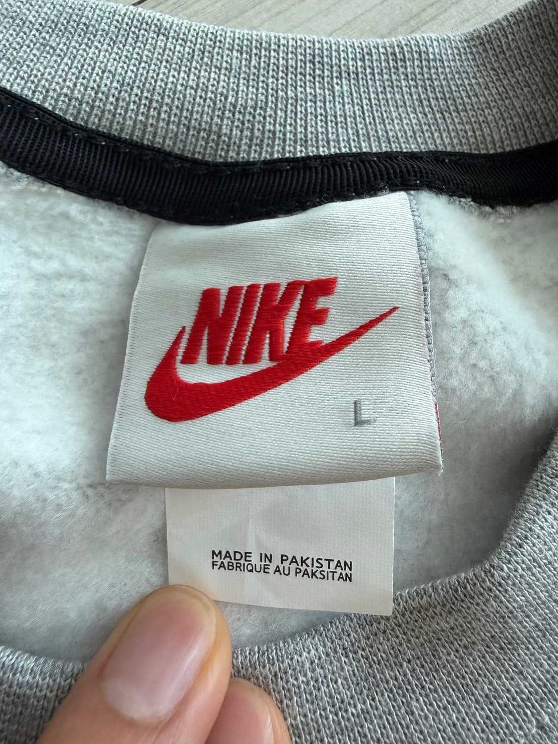 나투시 맨투맨 그레이 L 상품이미지2