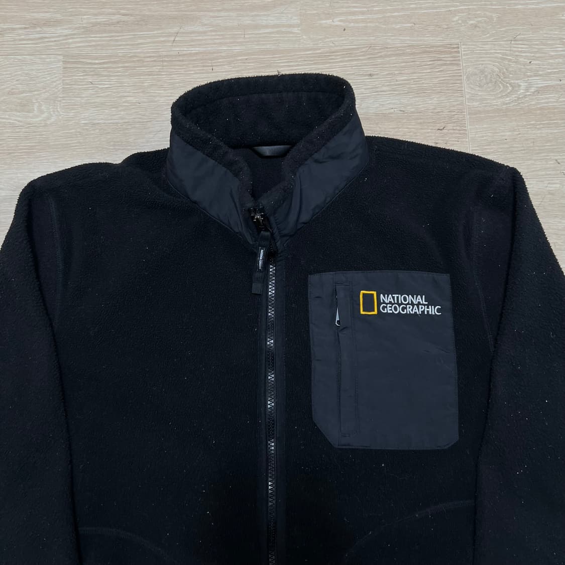 내셔널지오그래픽 포켓 플리스 후리스 집업자켓 [블랙] L/100 상품이미지2