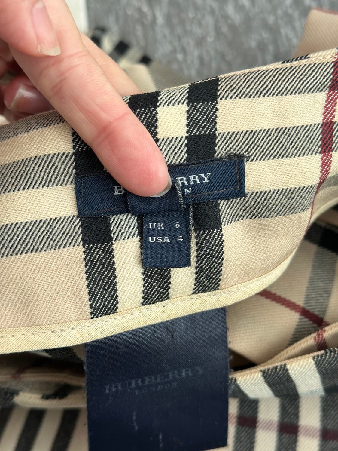 버버리 체크 버클 미니 스커트 상품이미지5