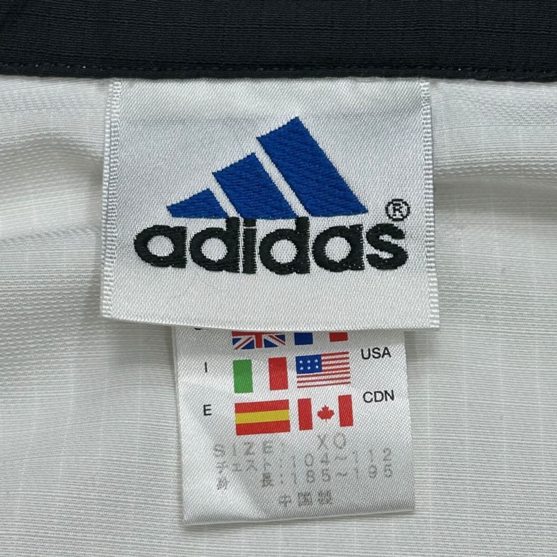 아디다스 올드스쿨 화이트-블랙 바람막이 재킷 XO 상품이미지6