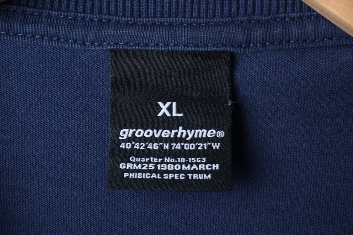 (XL-2XL) 그루브라임 반팔 티셔츠 스몰로고 네이비-H30793 상품이미지7
