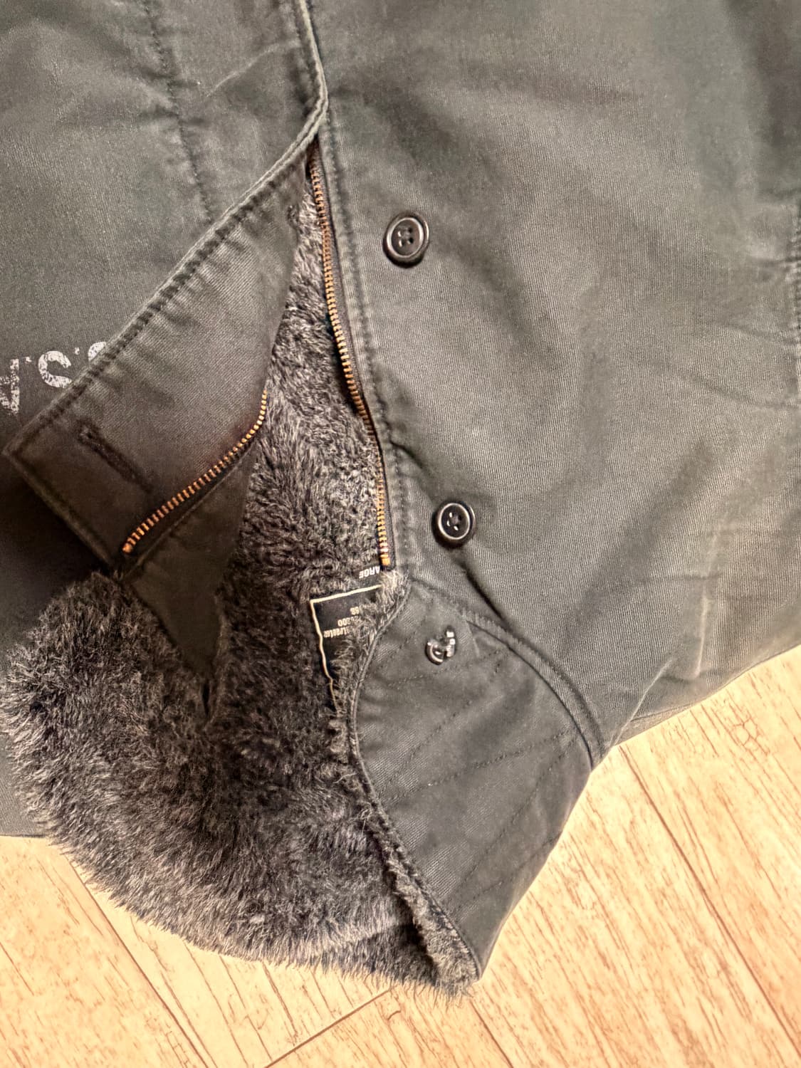 알파인더스트리 n-1 덱자켓 블랙 L 사이즈 상품이미지2