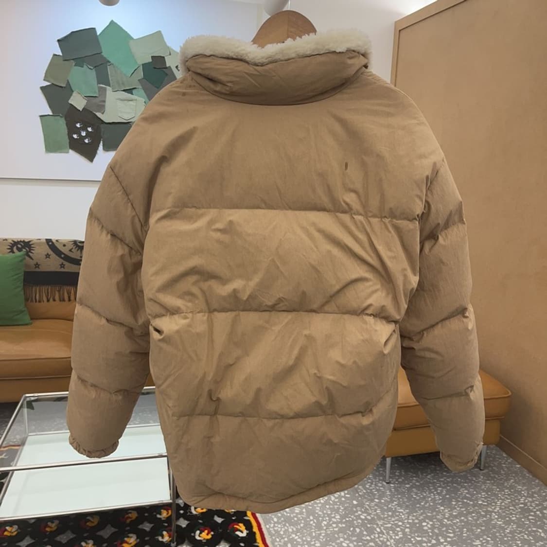 NFL 파일론 유니크 캐주얼 폭닥 리버시블 후리스 패딩 M C08297 상품이미지4