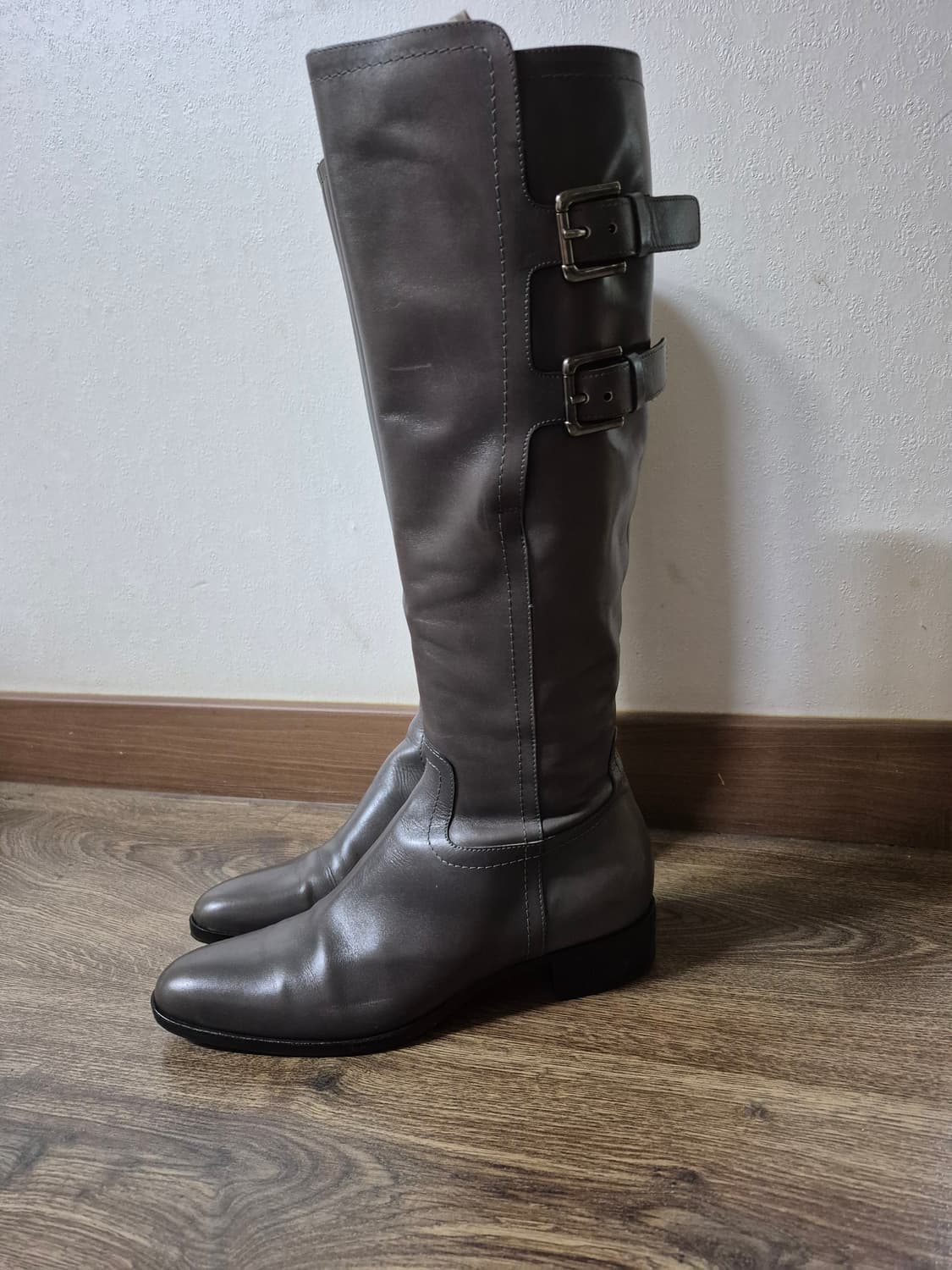 질샌더 JILSANDER 니하이 버클 부츠 상품이미지4