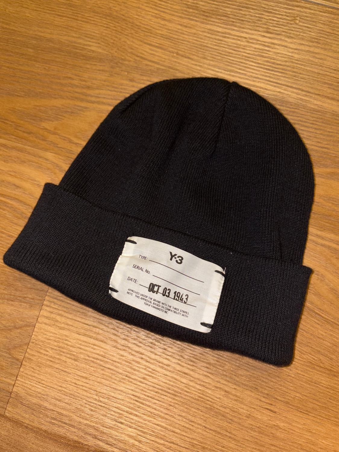 Y-3 요지야마모토 블랙 logo 비니 상품이미지1