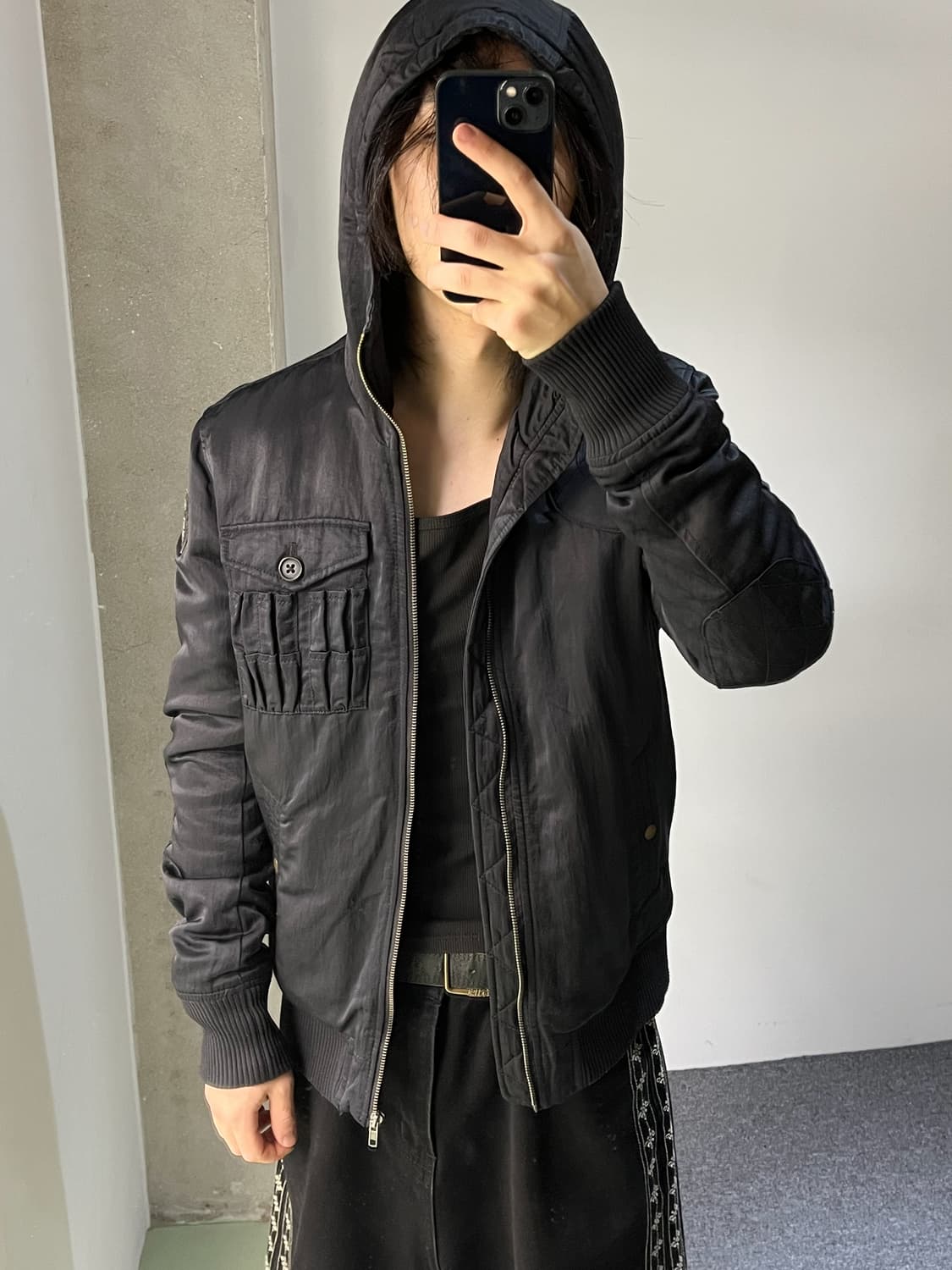 디젤 밀 포켓 나일론 후드 자켓 상품이미지2