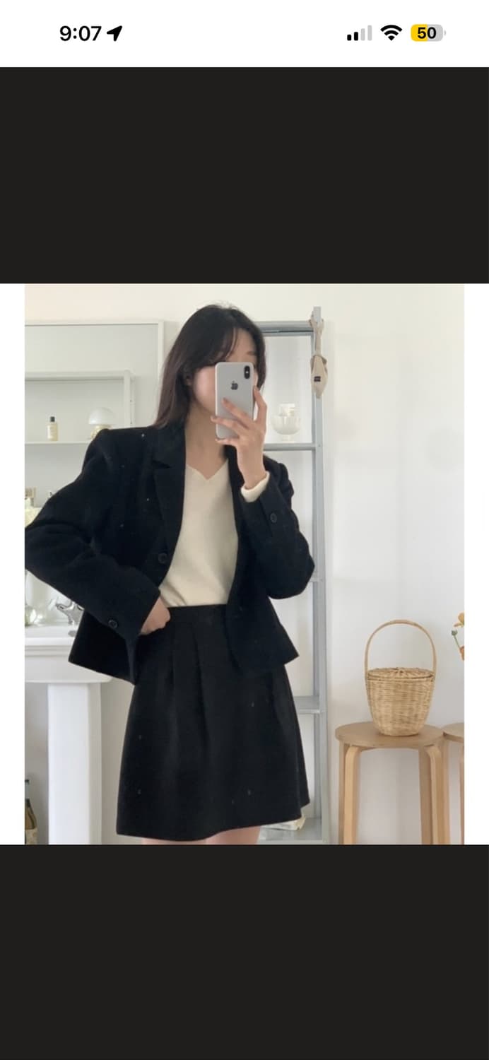 (택0) 웨어웨더 헤일로 스커트 m 새상품 상품이미지1