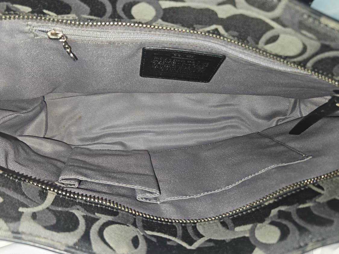 빈티지 코치🖤 블랙 오네갸루 백 상품이미지8