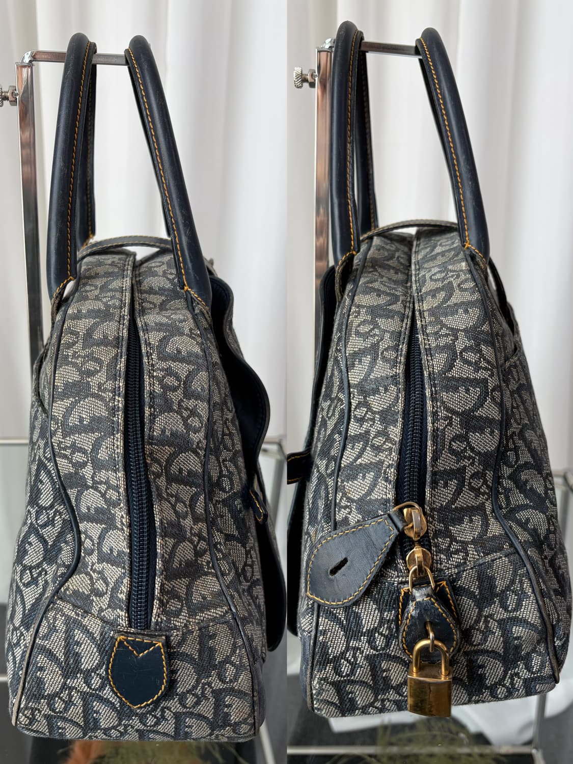 디올 더블 새들 보울러 토트백 상품이미지4