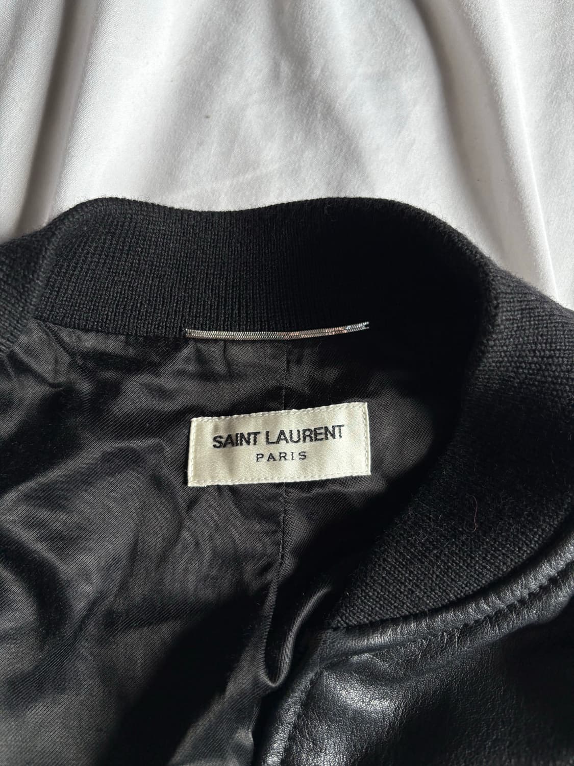 Wool and Leather Stadium Jacket 상품이미지4