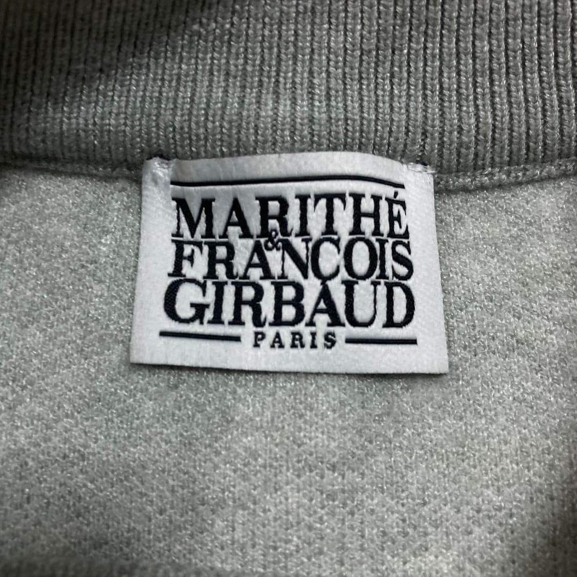 마리떼 프랑소와저버 빅로고 그레이 니트 상품이미지3