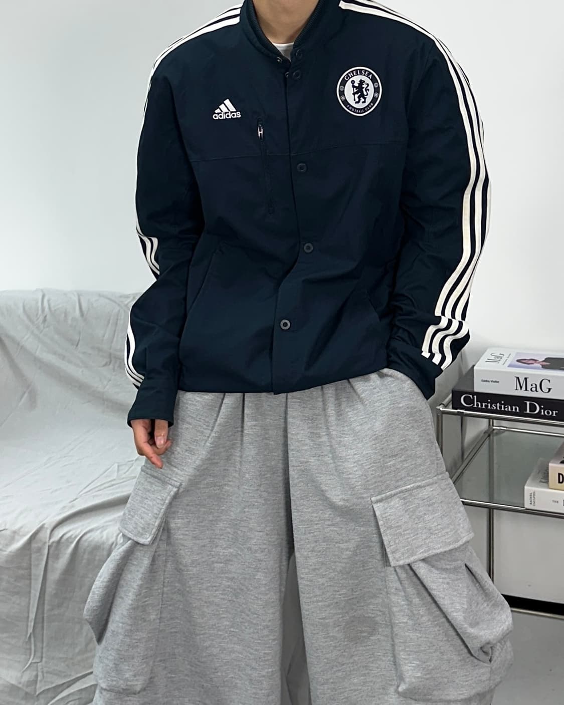 아디다스 13-14 첼시 앤섬 자켓 100 상품이미지2
