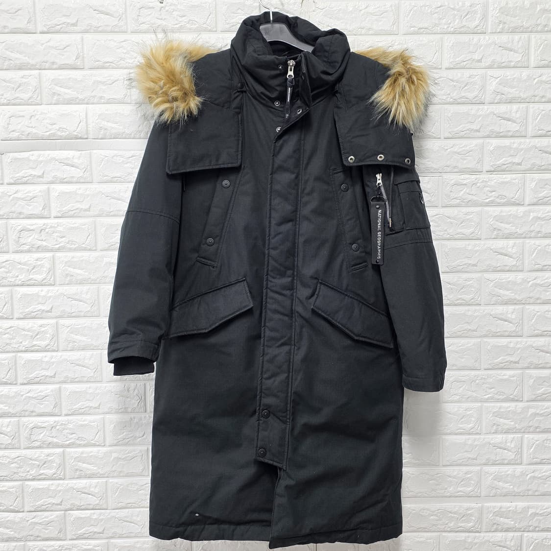 택포) 내셔널지오그래픽 다운 롱패딩 M 상품이미지1